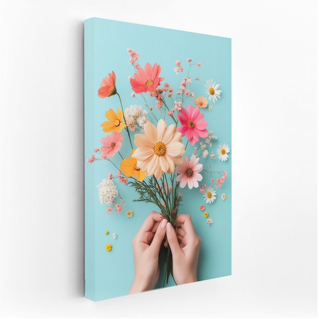 Pastel Waltz of Flowers