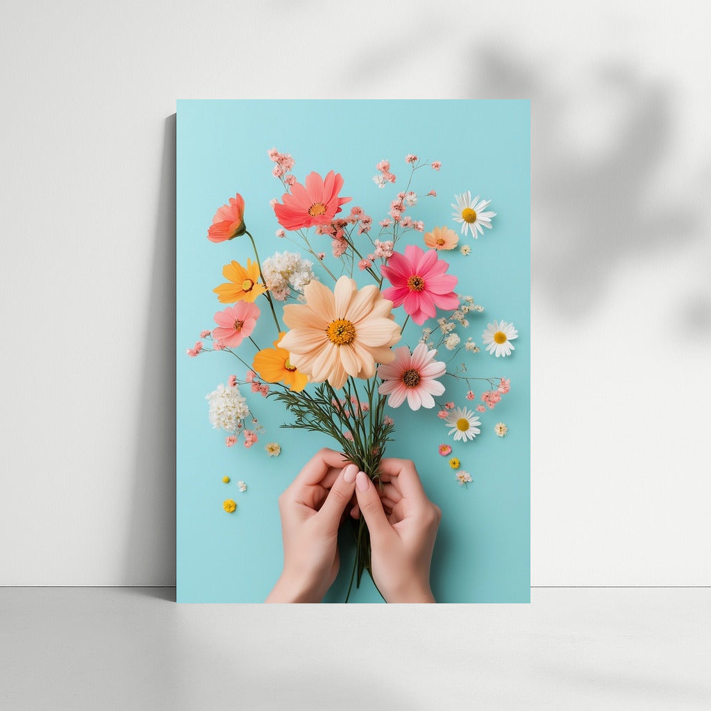 Pastel Waltz of Flowers