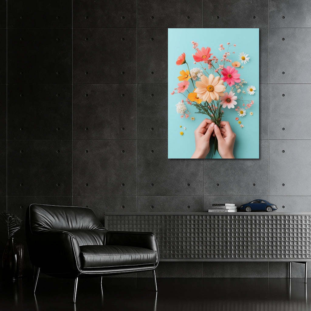 Pastel Waltz of Flowers