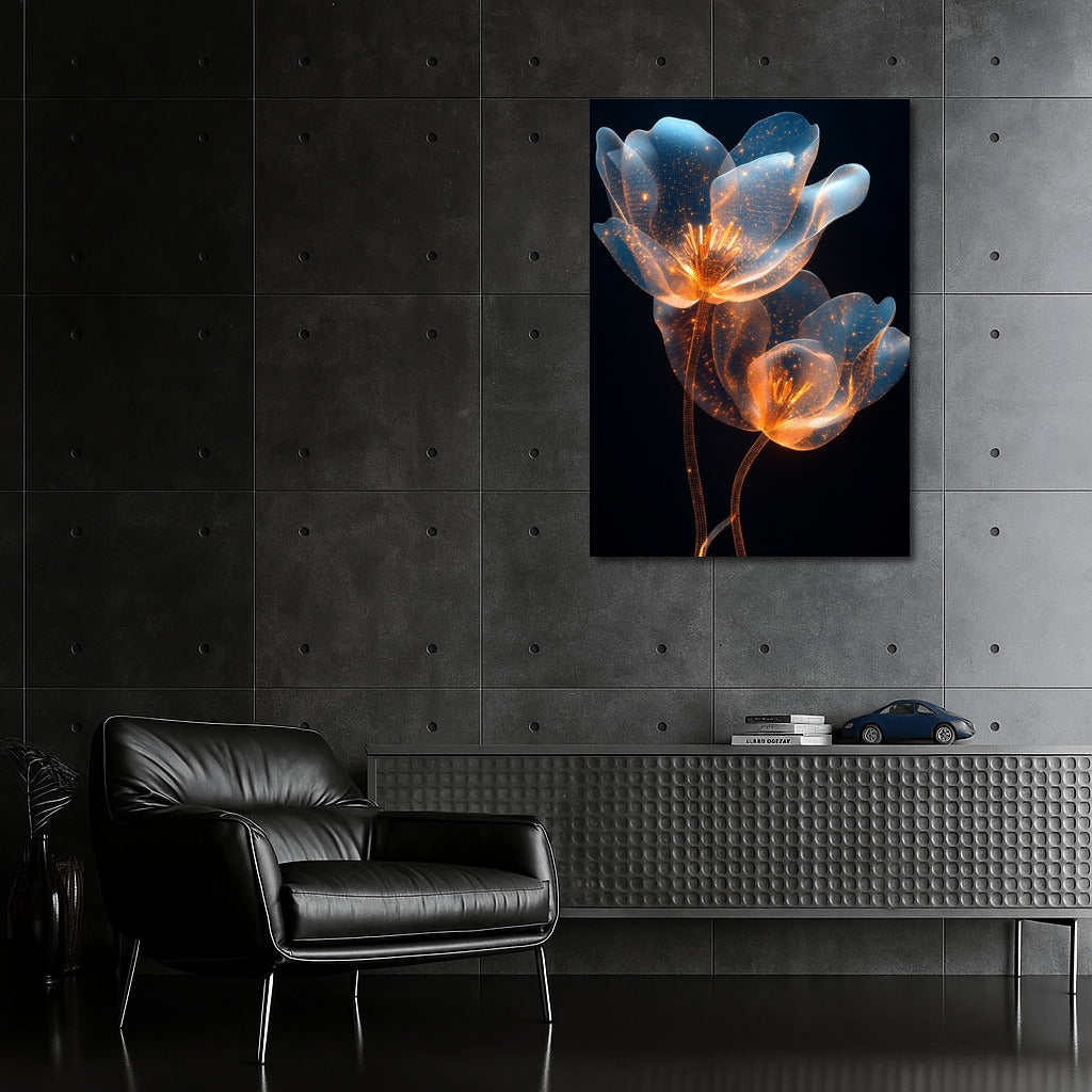 Glowing Flower Charms