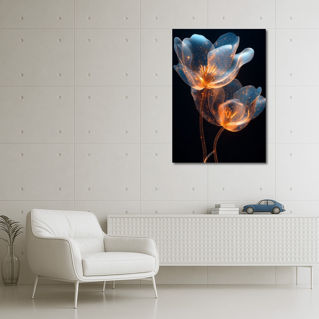 Glowing Flower Charms