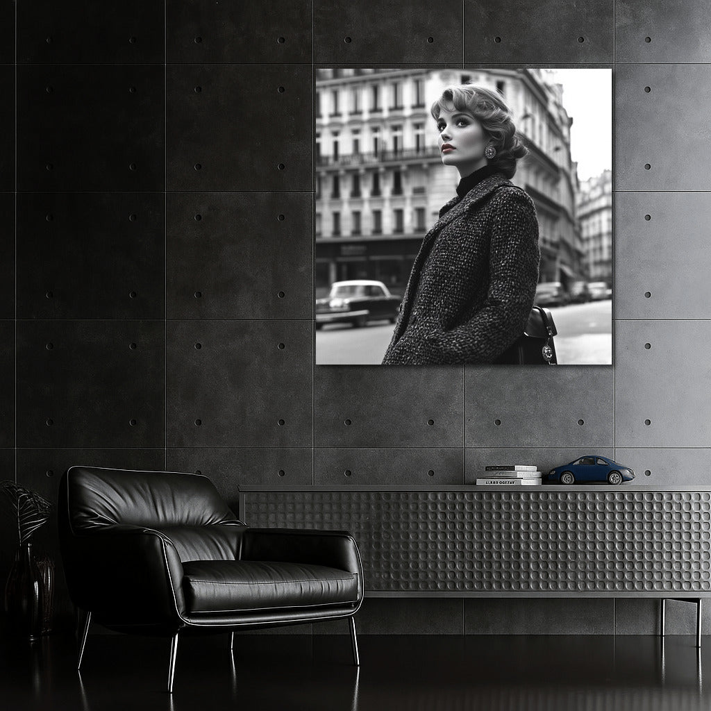 Retro Charm of City Lights