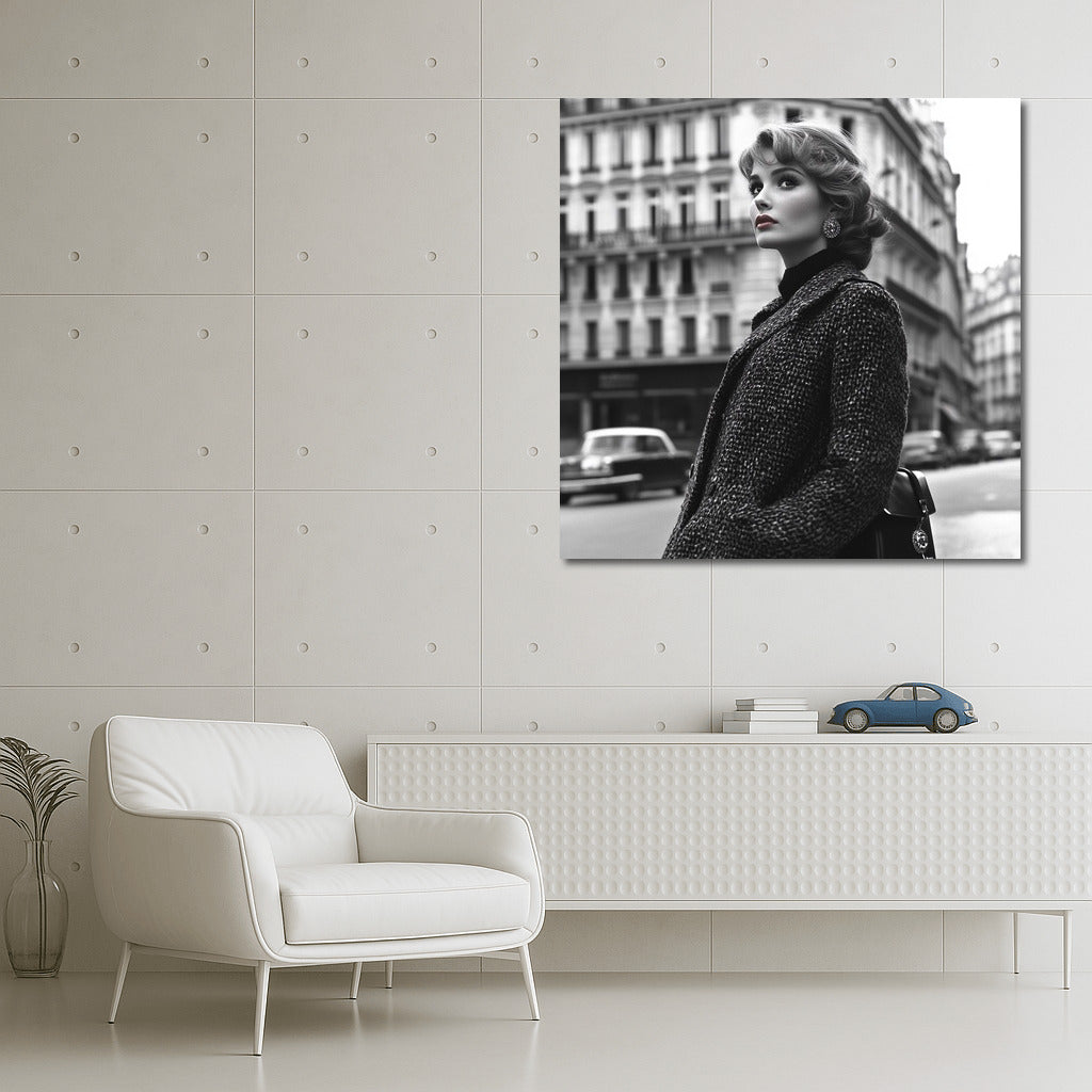 Retro Charm of City Lights