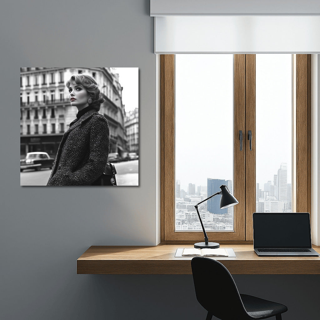 Retro Charm of City Lights