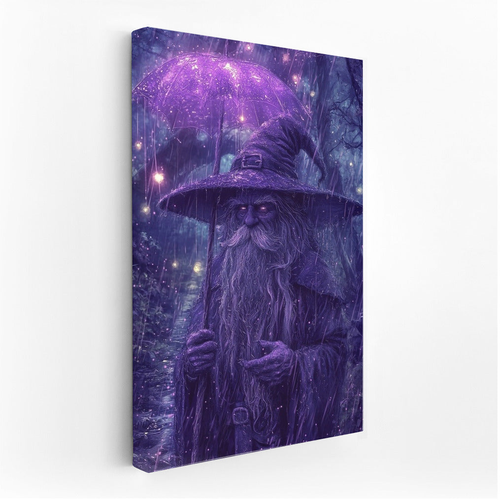 The Wizard in the Rain's Glow