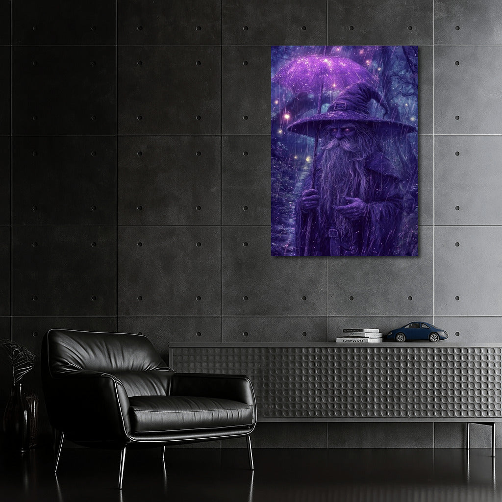 The Wizard in the Rain's Glow