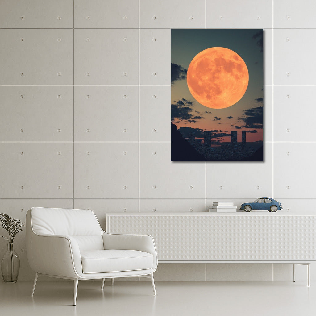 Fire Moon over the Dream City