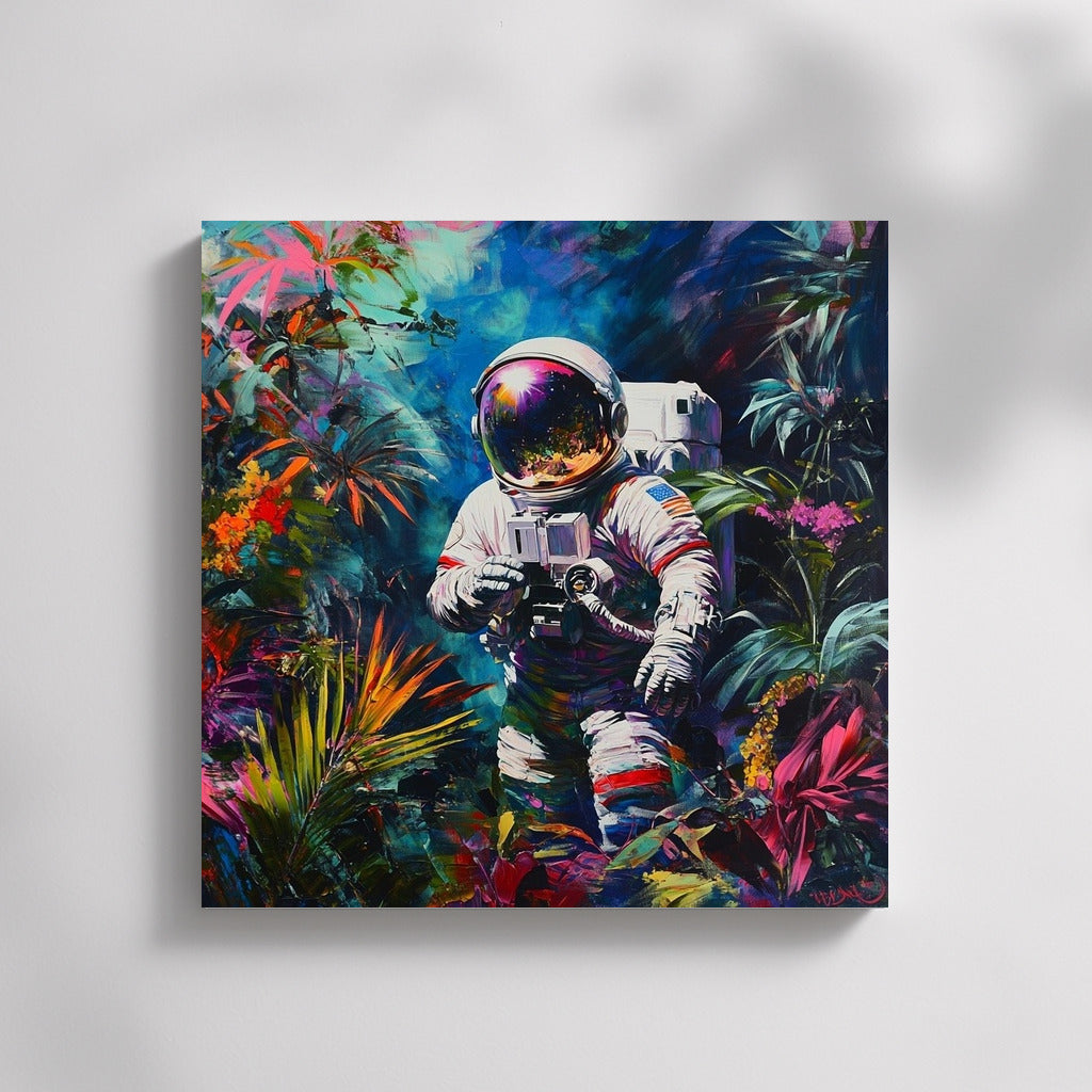 Star Traveler in the Green Oasis