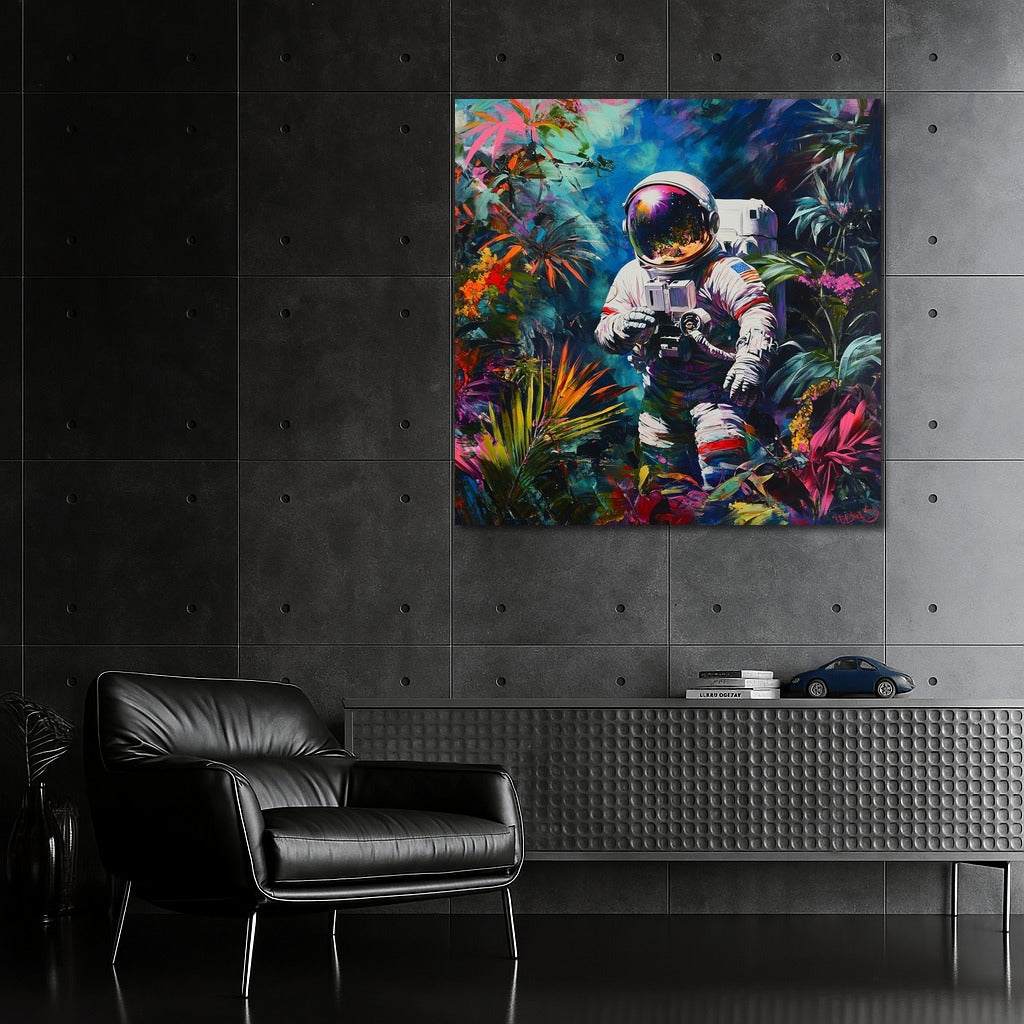 Star Traveler in the Green Oasis