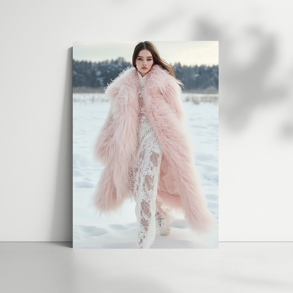 Pink Grace in a Winter's Tale