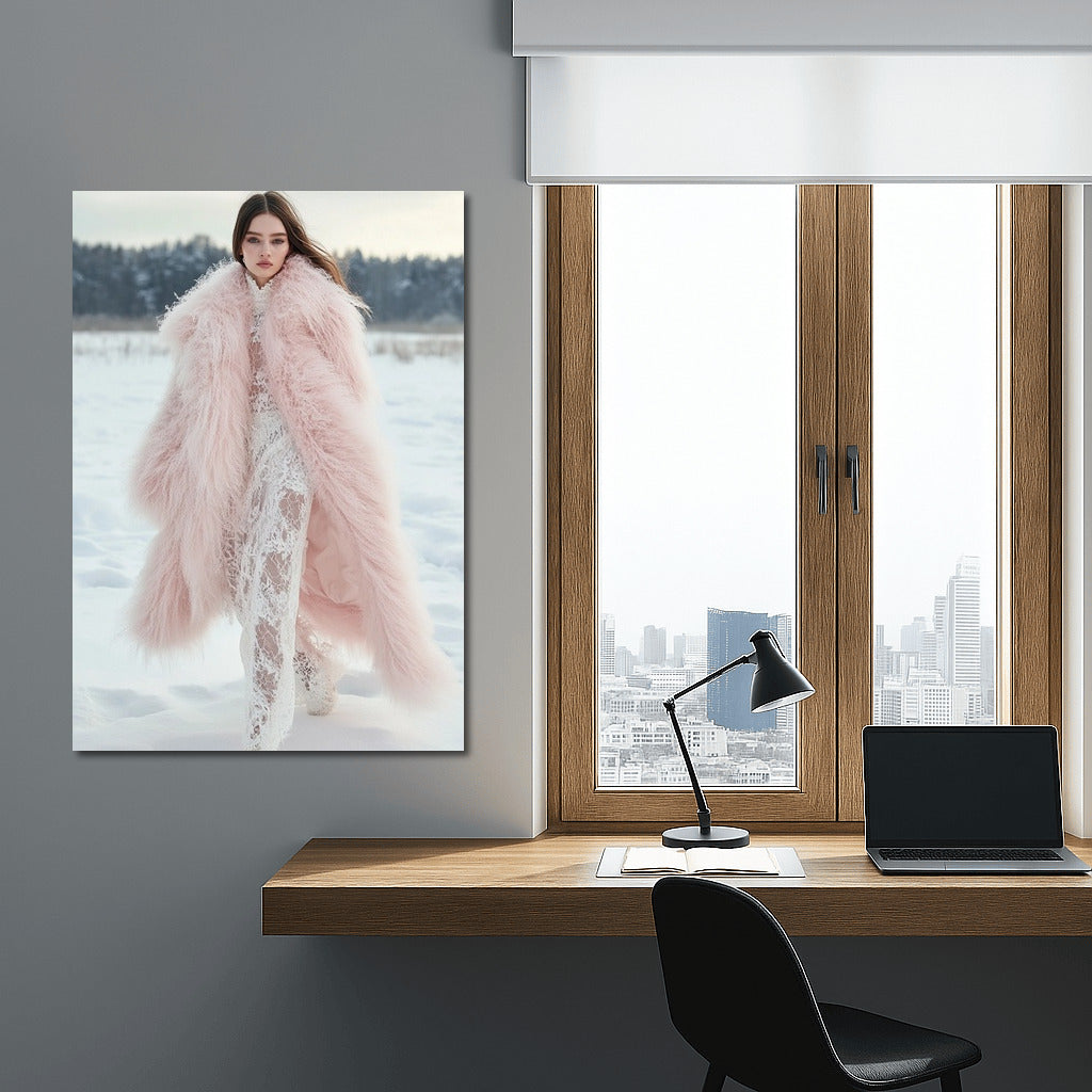 Pink Grace in a Winter's Tale