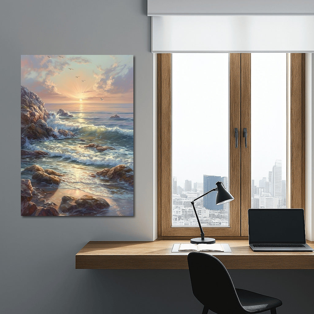 Dawn Embrace of the Ocean