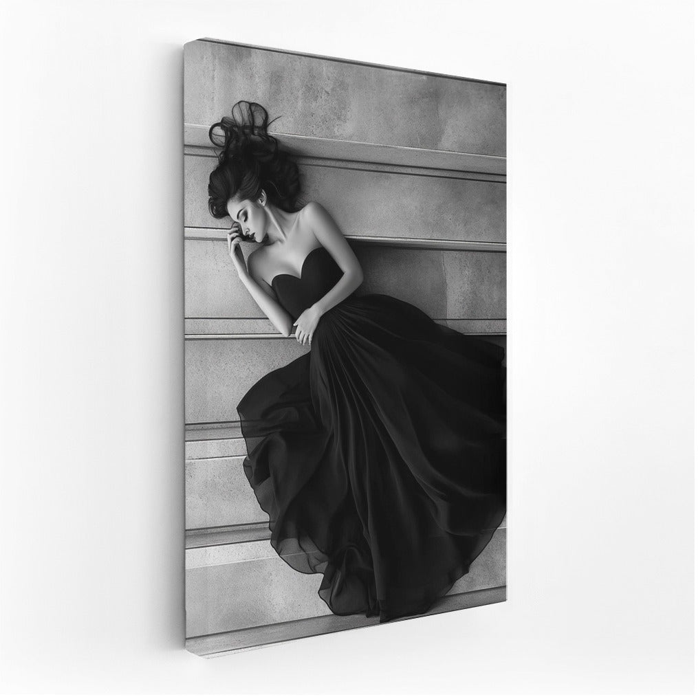 Silhouette in Symphony of Lines