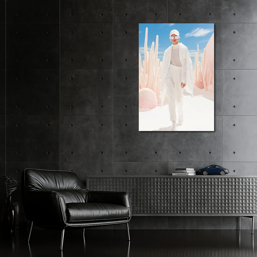 Silhouette in Coral Dreaming