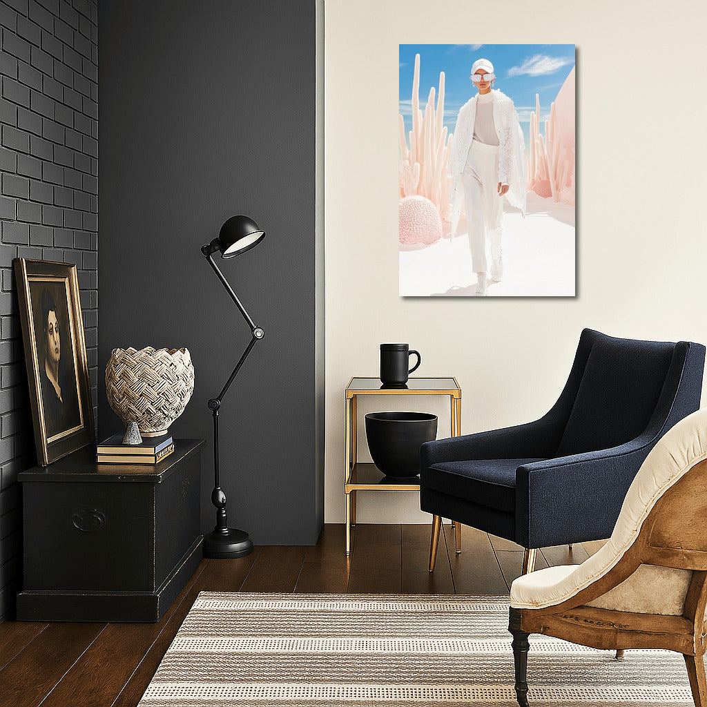 Silhouette in Coral Dreaming