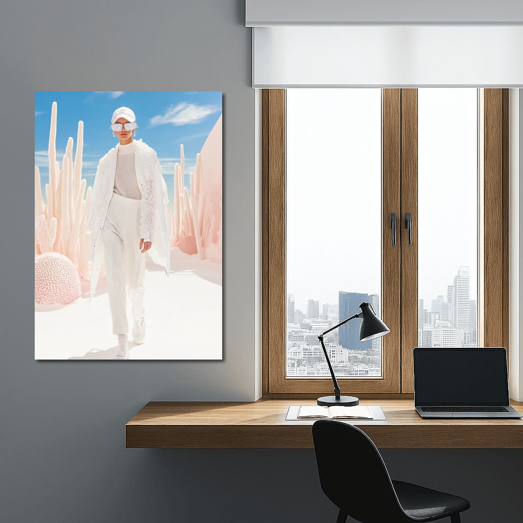 Silhouette in Coral Dreaming