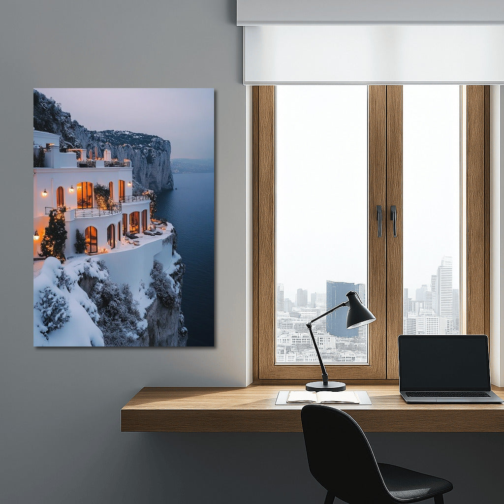 Frosty Cliff's Edge Shelter