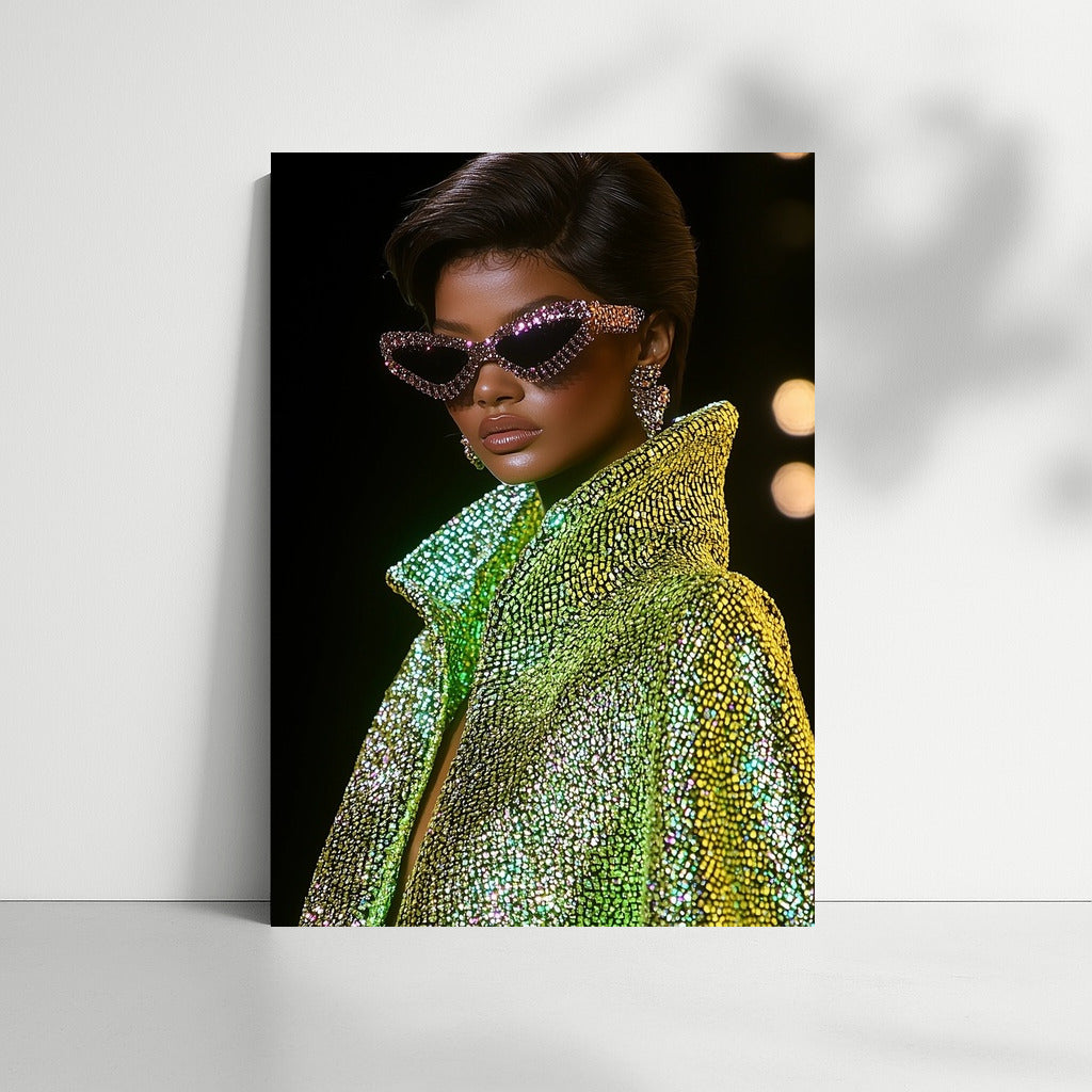 Glitter and Style: The Icon in Glasses