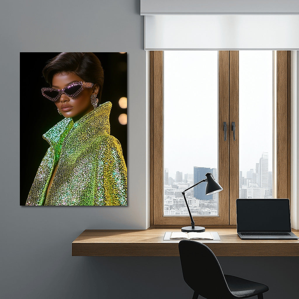 Glitter and Style: The Icon in Glasses