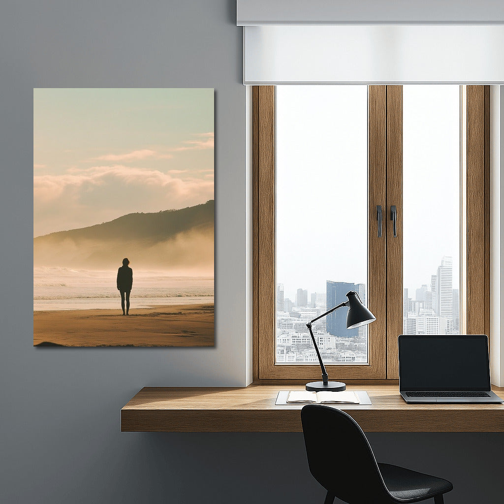 Solo on the Sunset Wave