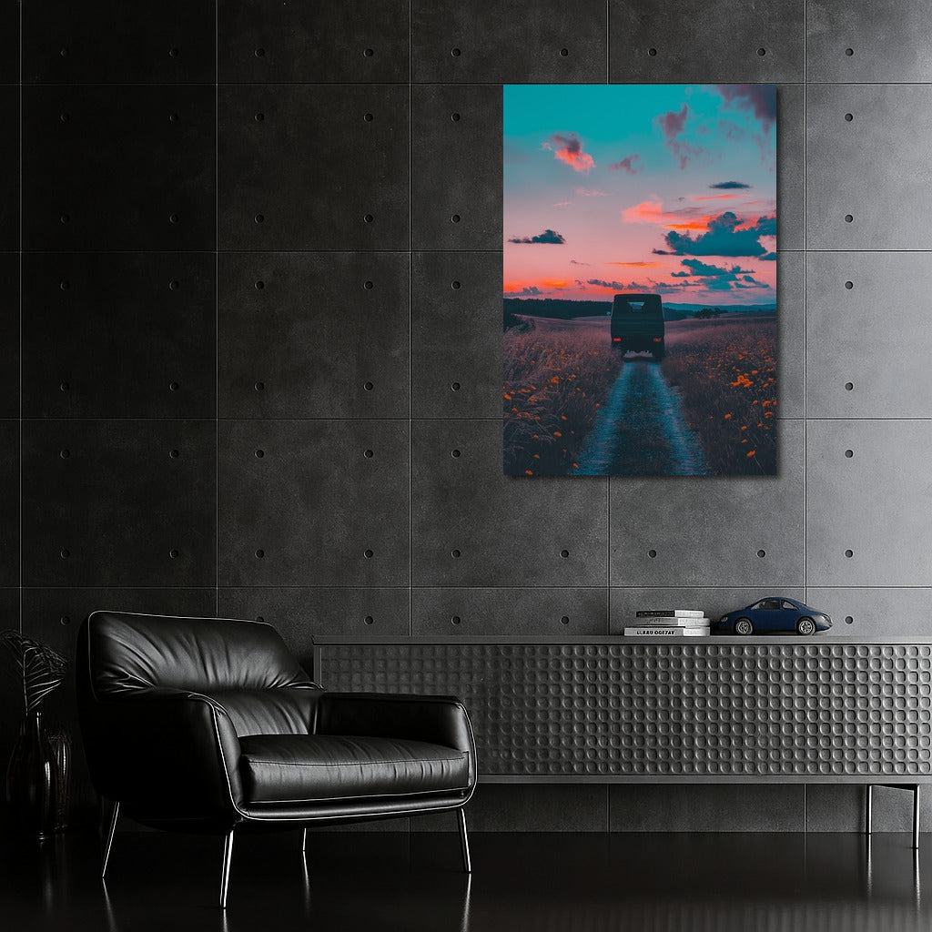 Silhouette of the Evening Wanderer