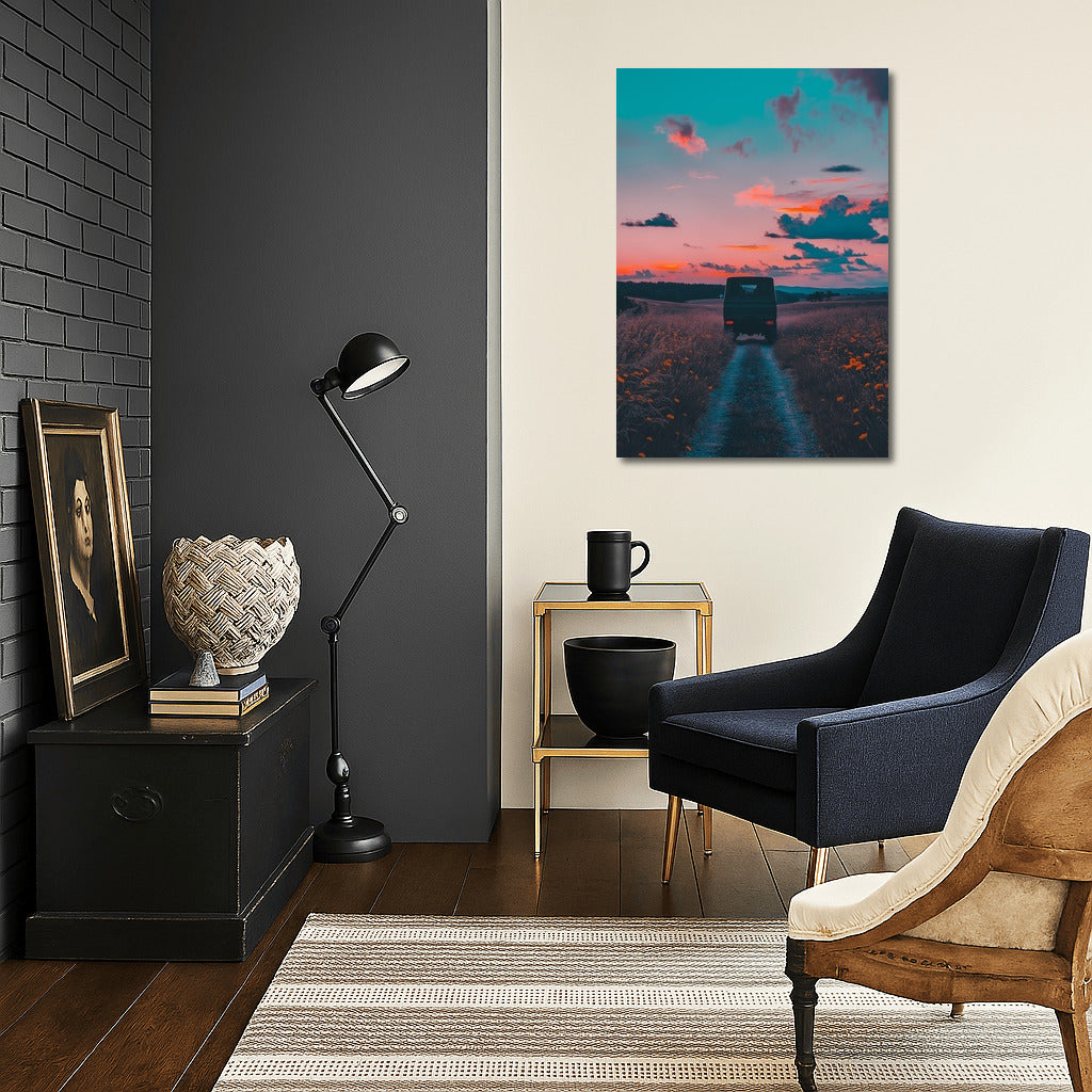 Silhouette of the Evening Wanderer