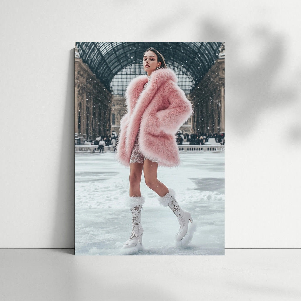 Pink Chic in Snow Dance