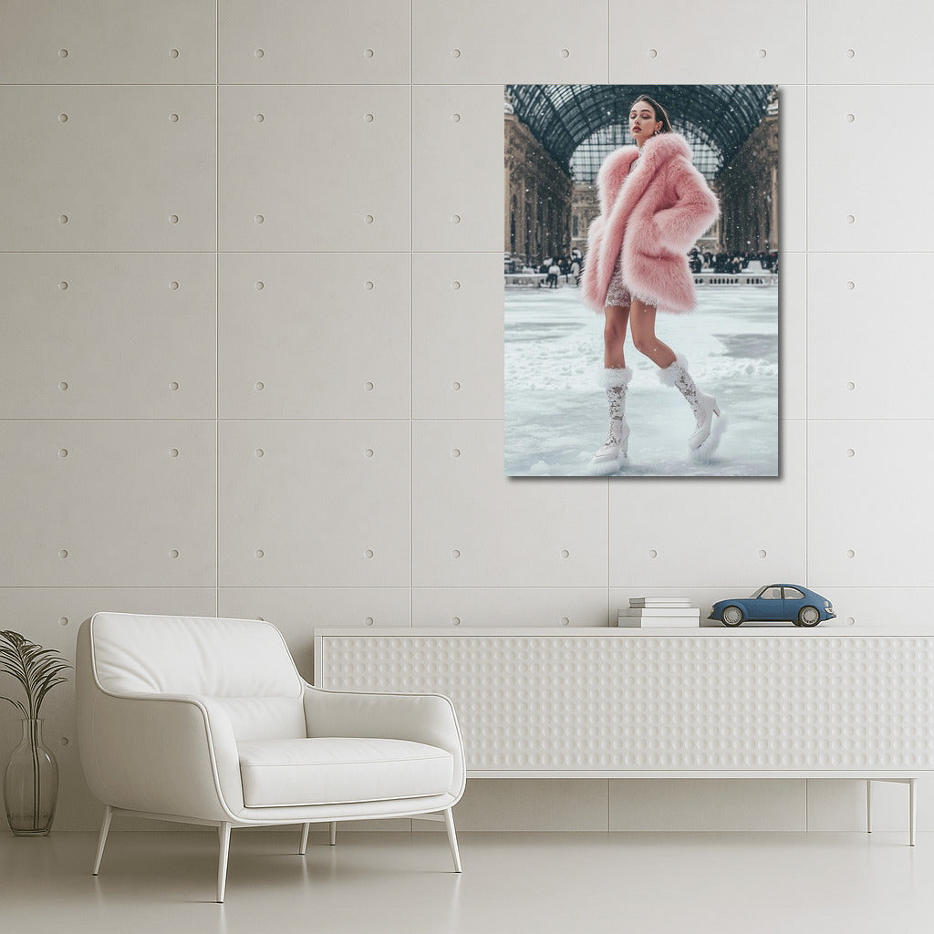 Pink Chic in Snow Dance