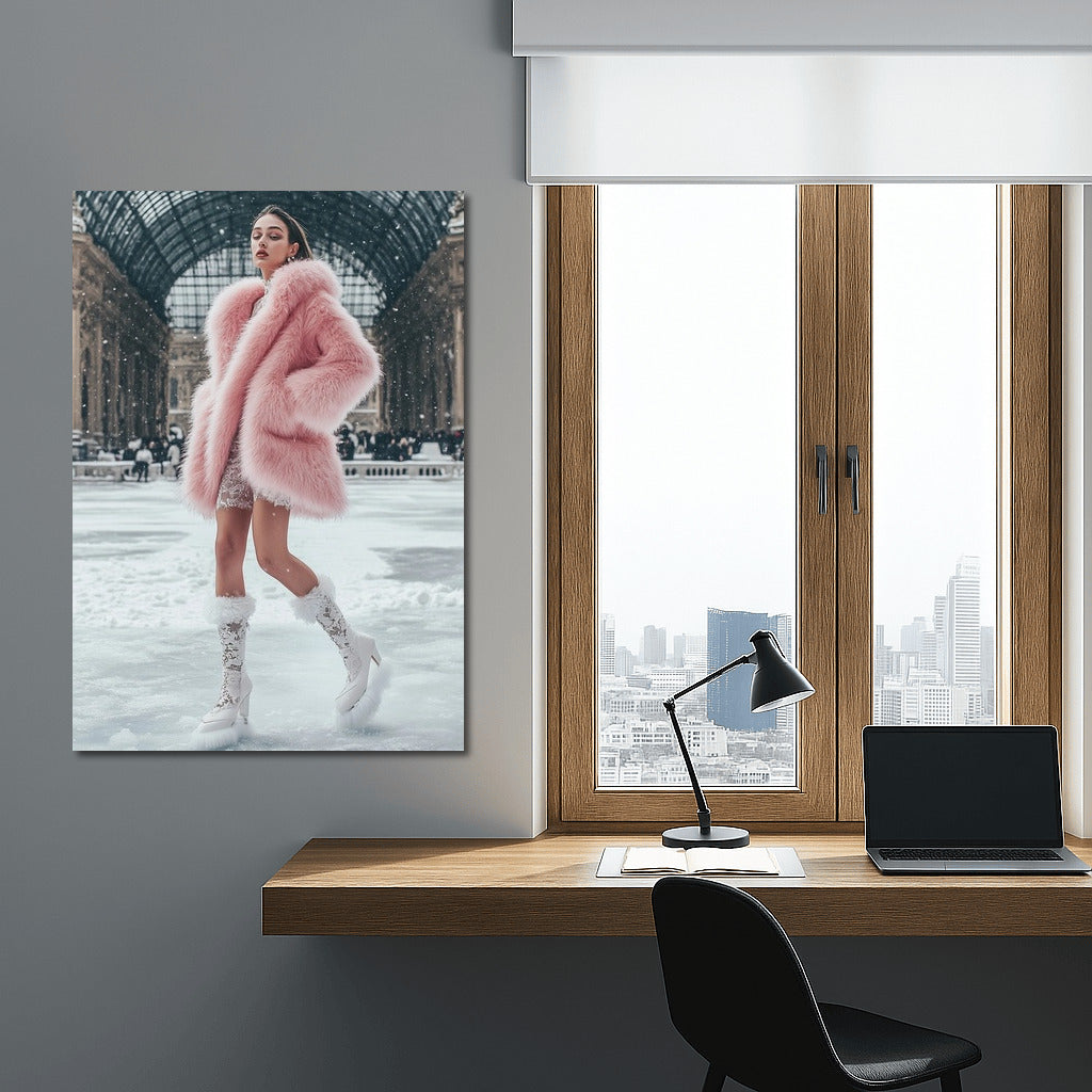 Pink Chic in Snow Dance