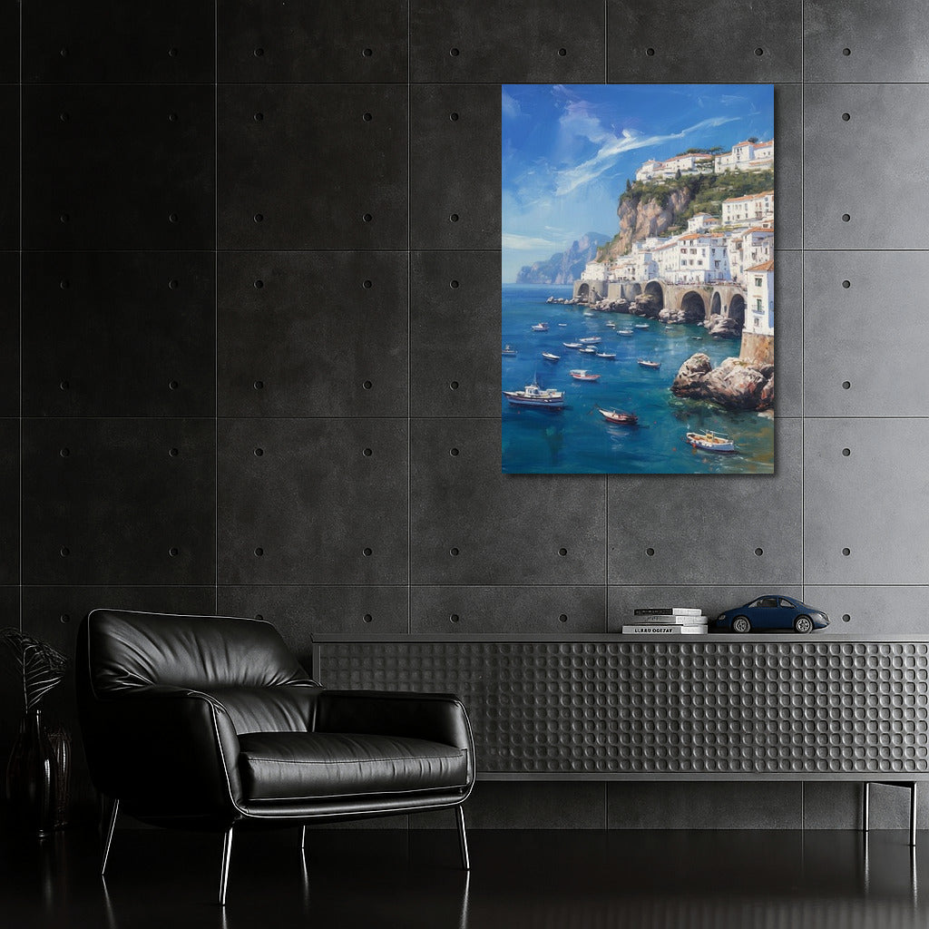 Rocks of the Mediterranean: Waves and Snow-White Dreams