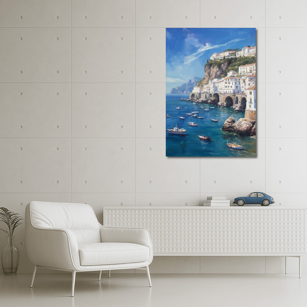 Rocks of the Mediterranean: Waves and Snow-White Dreams