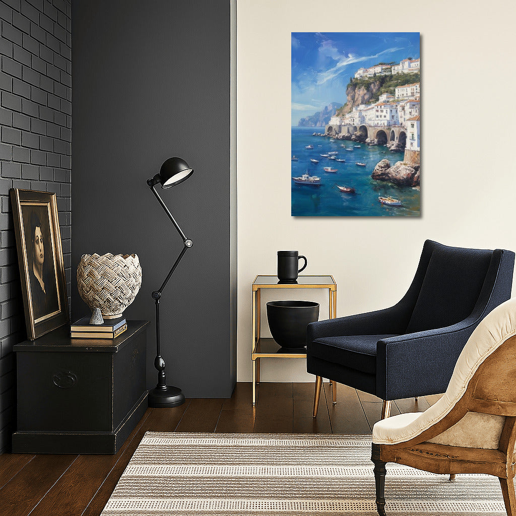 Rocks of the Mediterranean: Waves and Snow-White Dreams