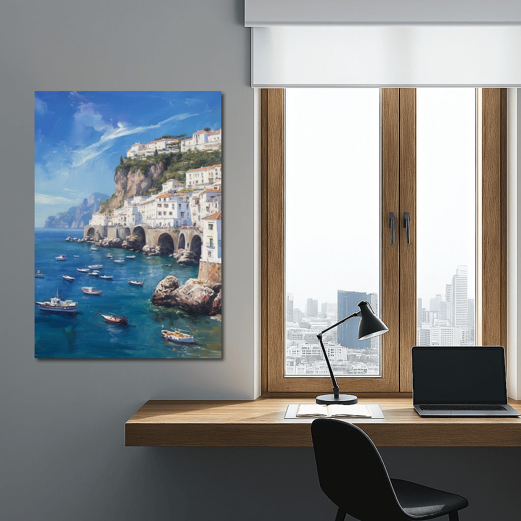 Rocks of the Mediterranean: Waves and Snow-White Dreams