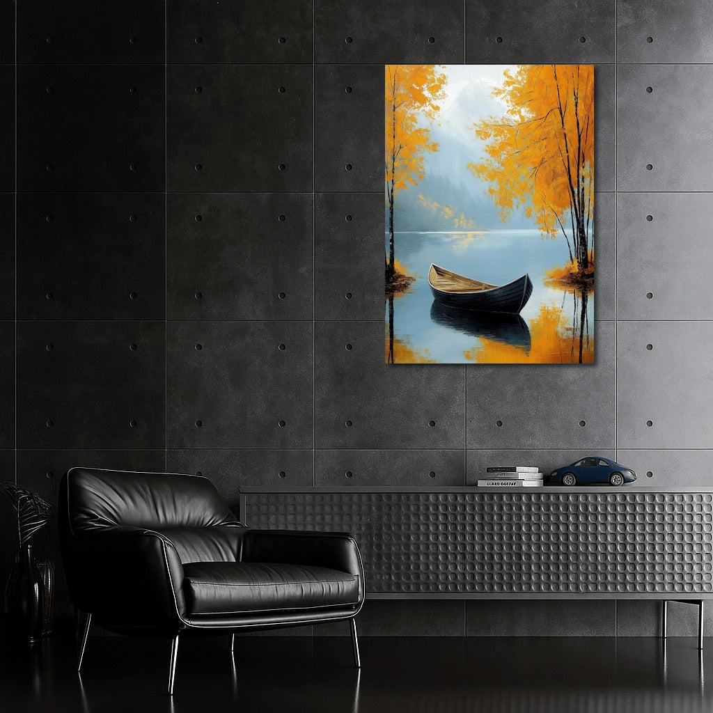 Boat in the Embrace of Autumn