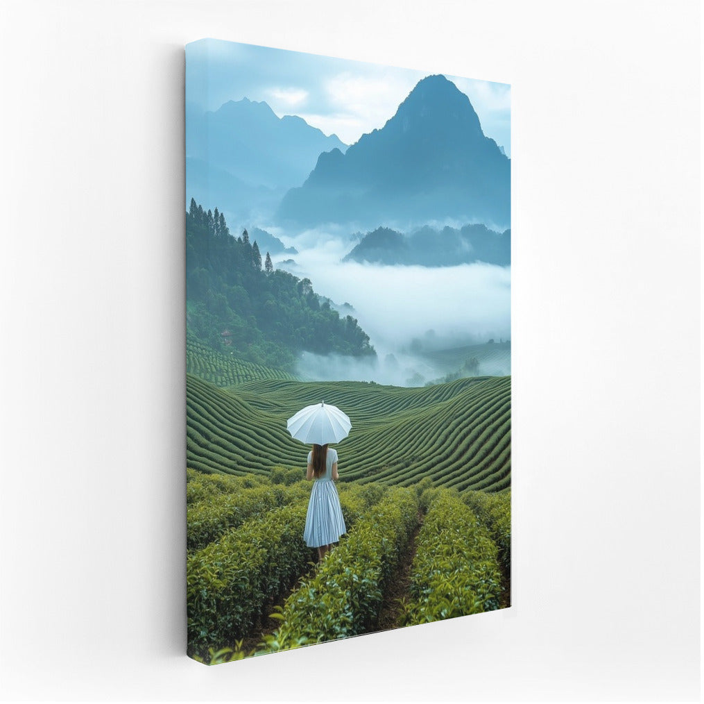 Whispers of the Himalayas: Traveler in the Tea Clouds