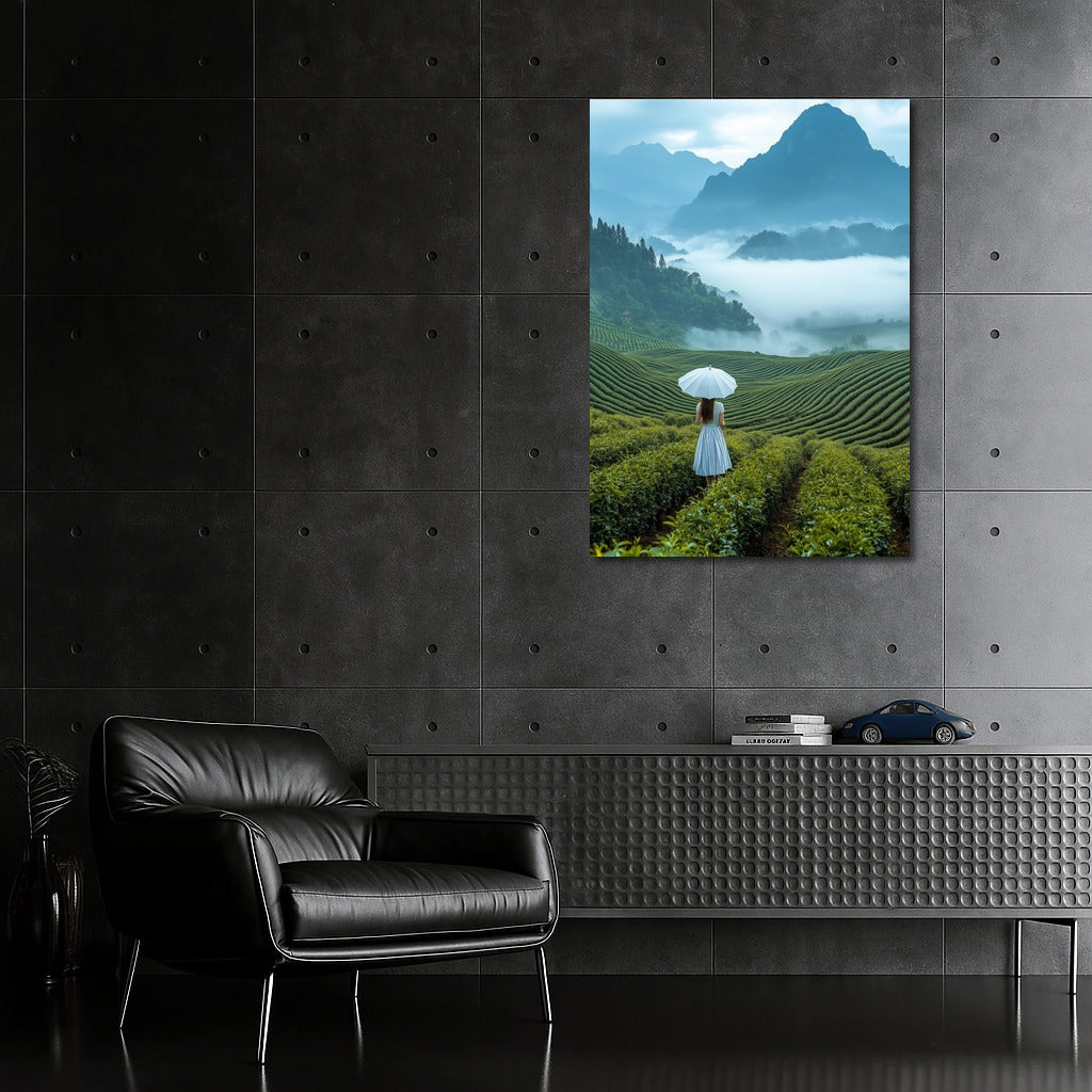 Whispers of the Himalayas: Traveler in the Tea Clouds