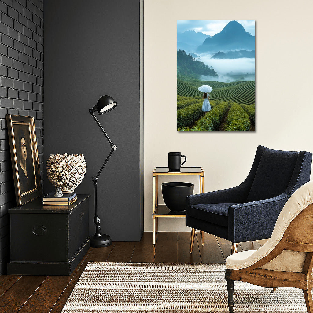 Whispers of the Himalayas: Traveler in the Tea Clouds