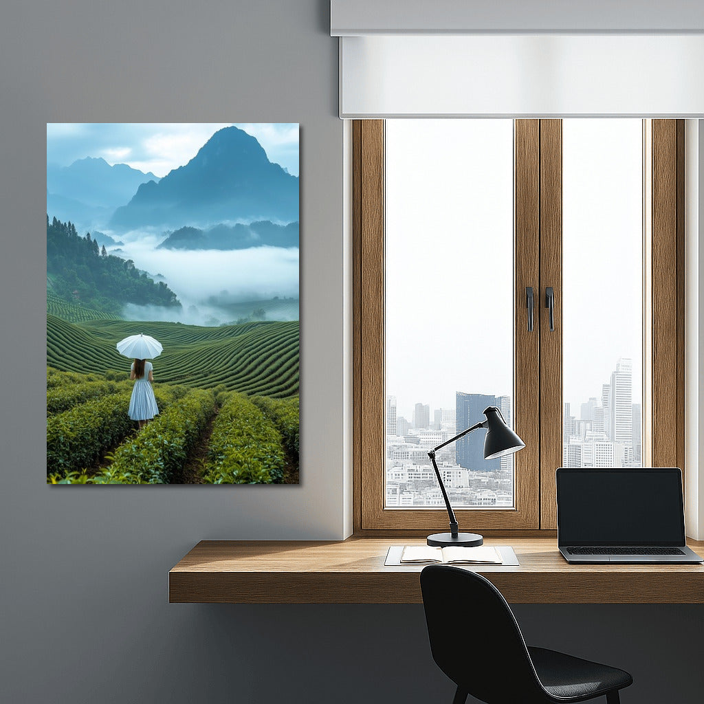 Whispers of the Himalayas: Traveler in the Tea Clouds