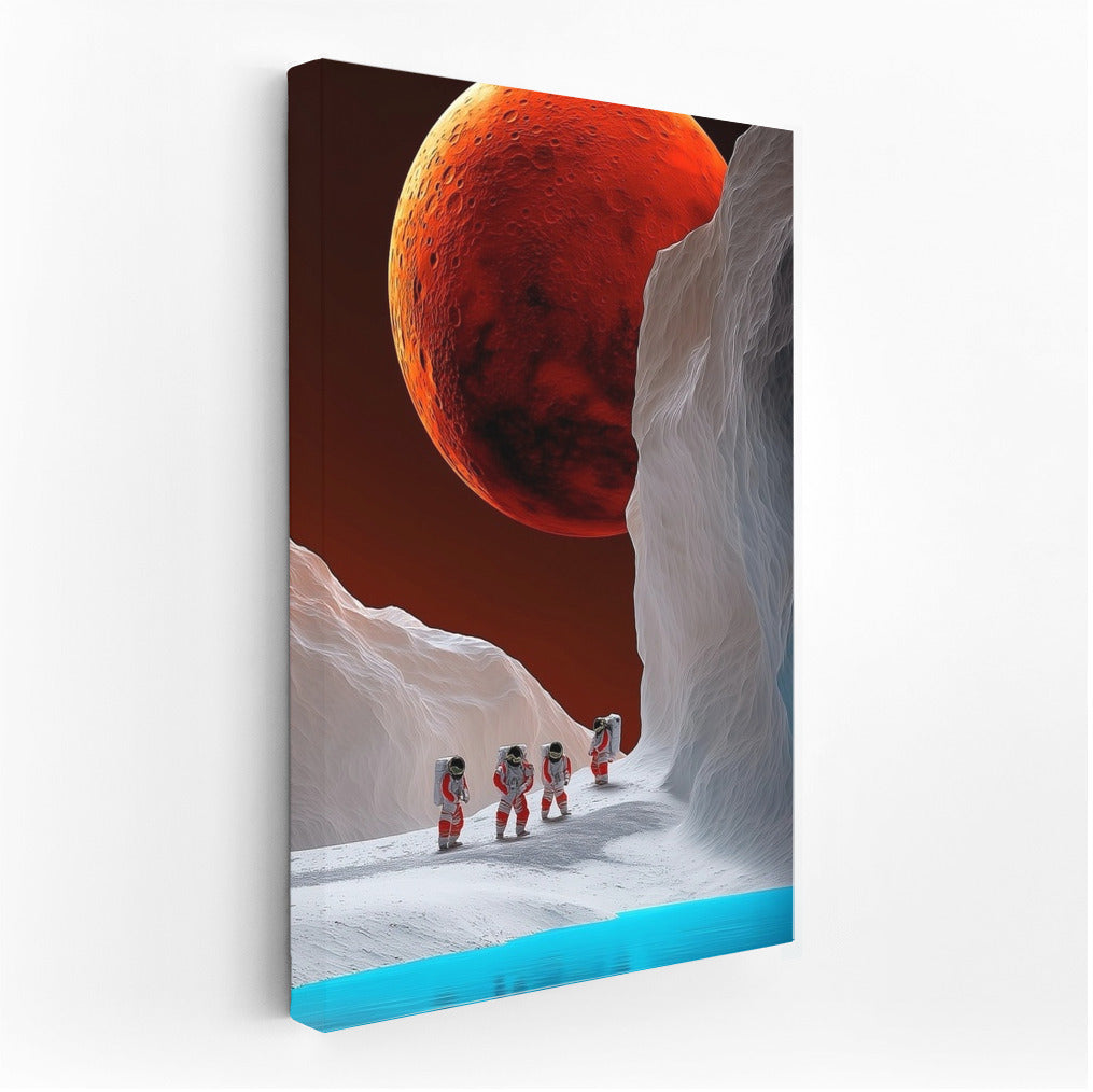 Twilight of Mars Ice: A Space Odyssey