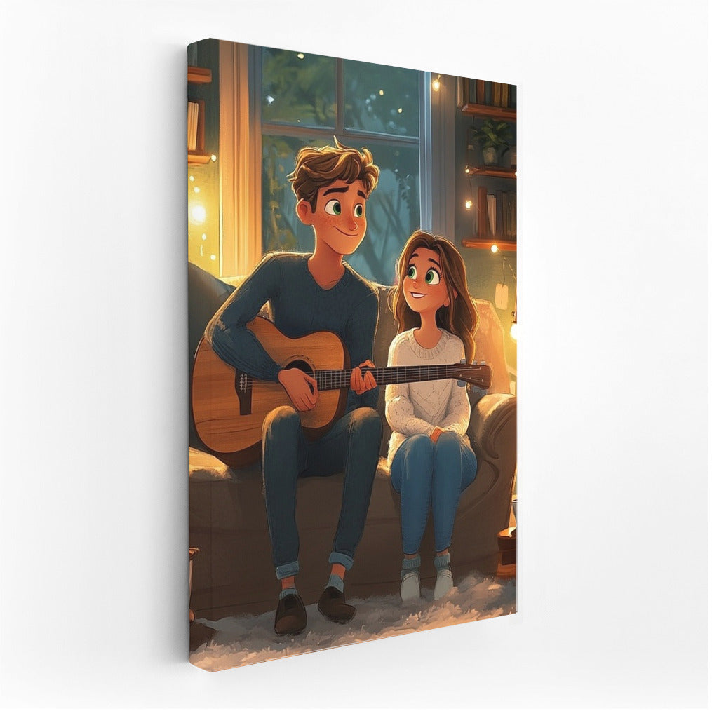 The light of hearts in the silence of the room