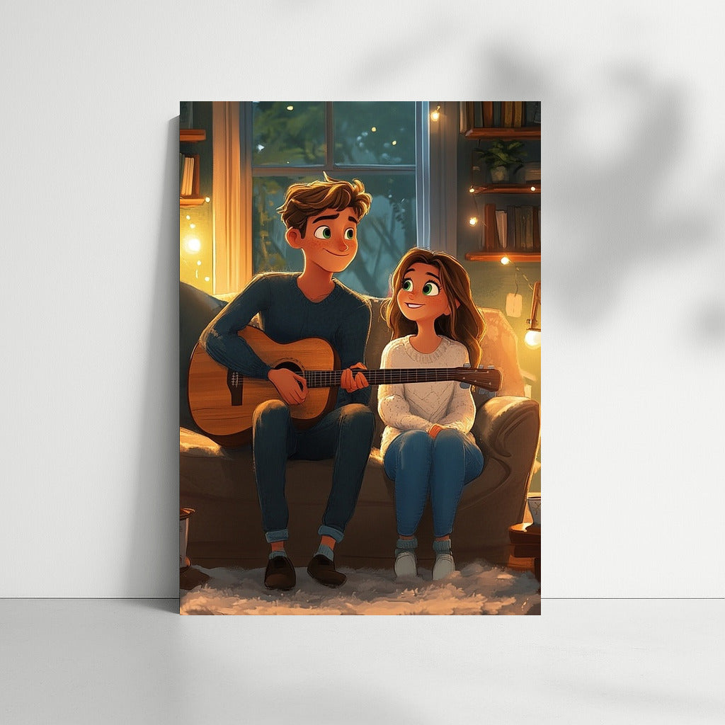 The light of hearts in the silence of the room