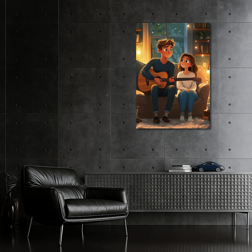 The light of hearts in the silence of the room