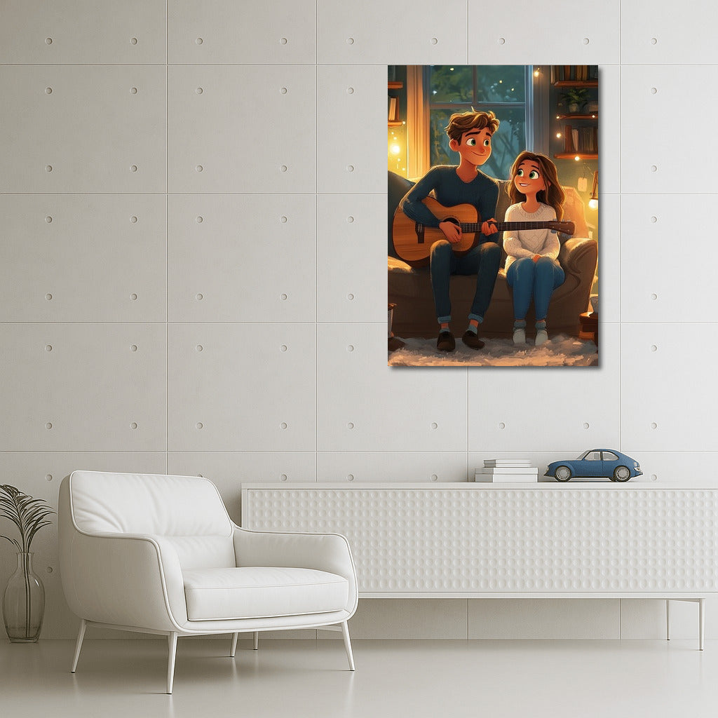 The light of hearts in the silence of the room