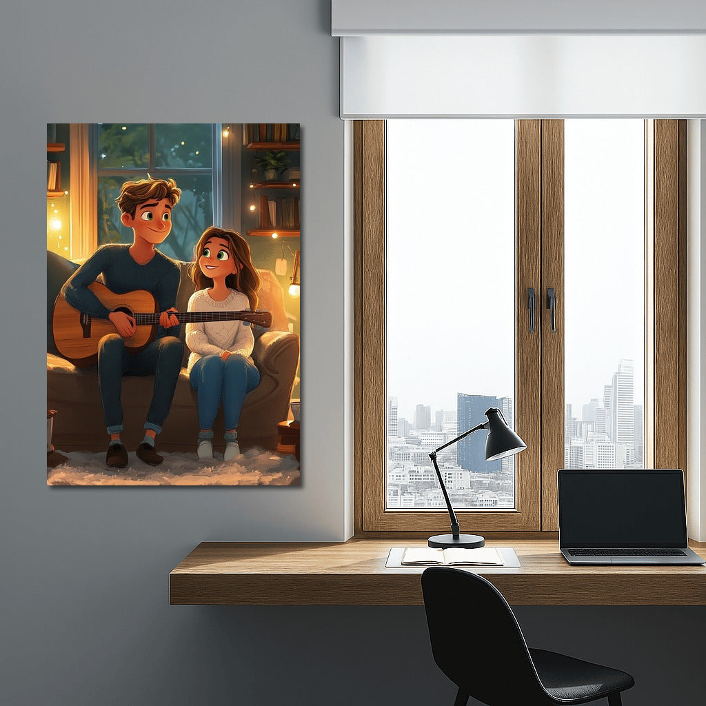 The light of hearts in the silence of the room