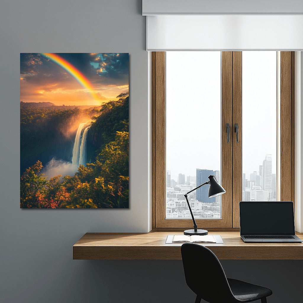 Rainbow Whisper of the Waterfall