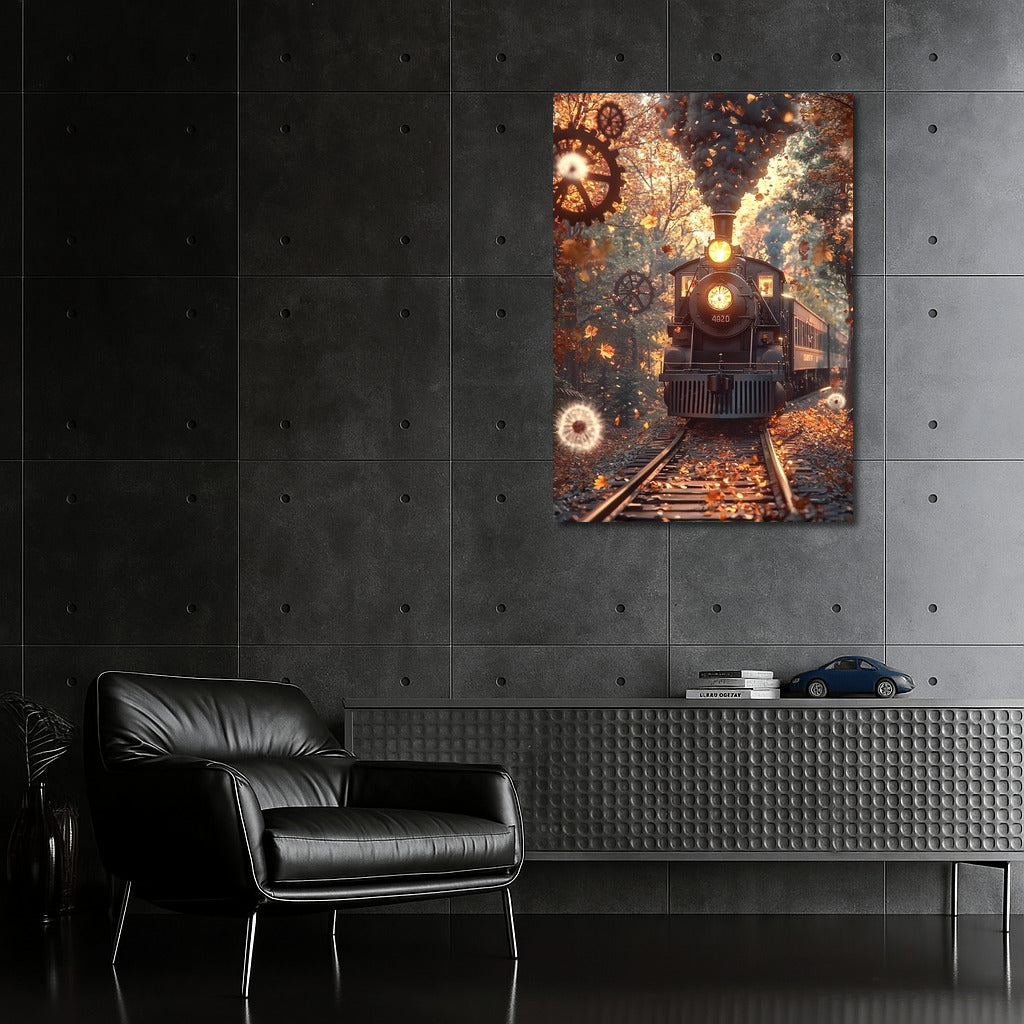 The Magic Express Through the Golden Fall