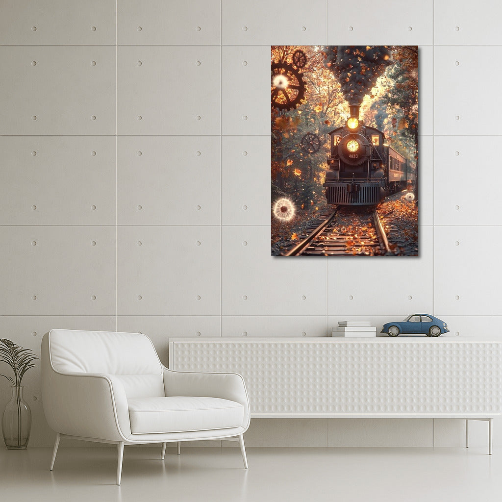 The Magic Express Through the Golden Fall