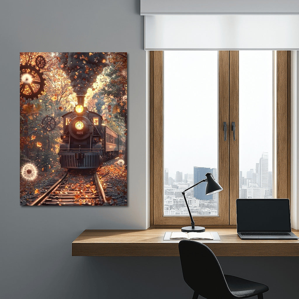 The Magic Express Through the Golden Fall