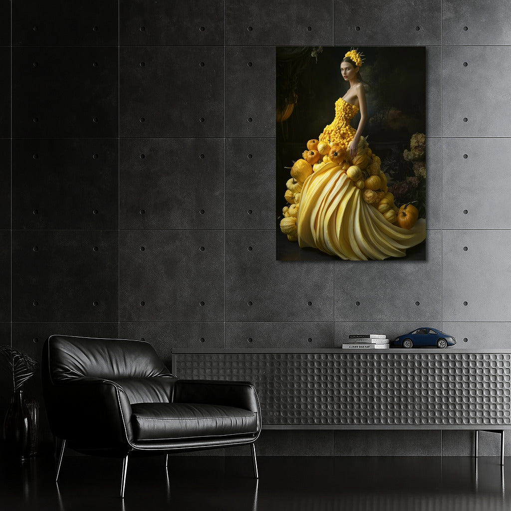 Pumpkin Grace in the Rays of Autumn