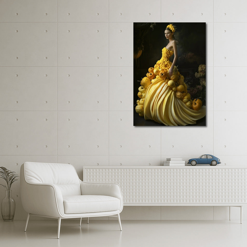 Pumpkin Grace in the Rays of Autumn